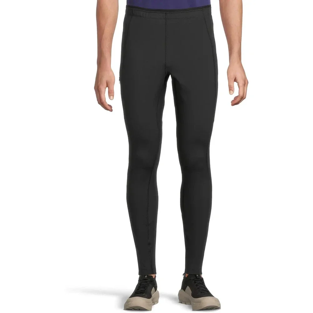 Arc'teryx Rho LT Base Layer Bottom Mens S Black Stretch Mid Rise Running GBO3059